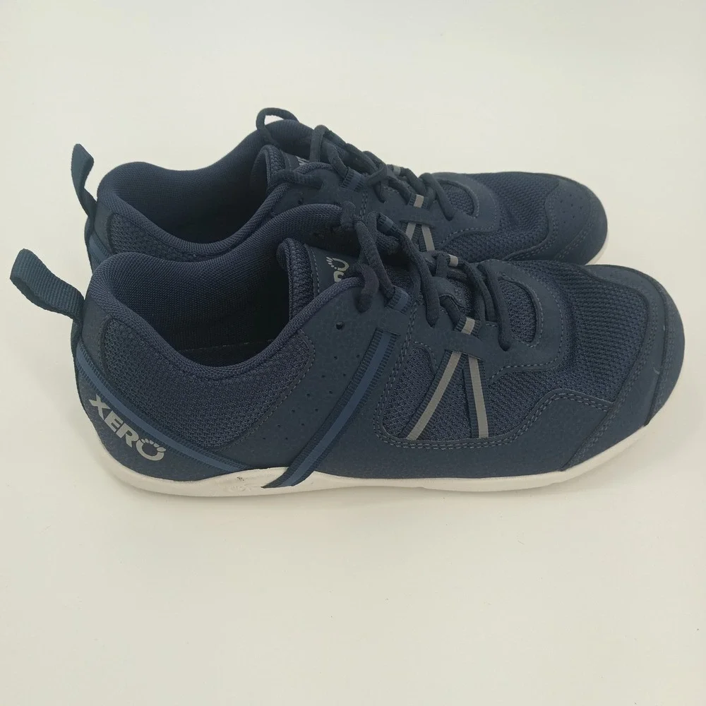 Xero Shoes Mens Prio Barefoot Running Shoes Navy Blue Minimalist‎ Sneaker Size 8